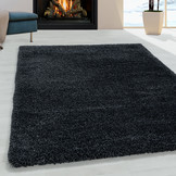 Tapijtenloods Pearl Soft Hoogpolig Vloerkleed Antraciet