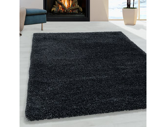 Tapijtenloods Pearl Soft Shaggy Hoogpolig Vloerkleed Antraciet