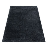 Tapijtenloods Pearl Soft Hoogpolig Vloerkleed Antraciet