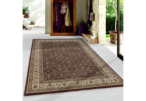 Tabriz Oosters Klassiek Laagpolig Vloerkleed Rood