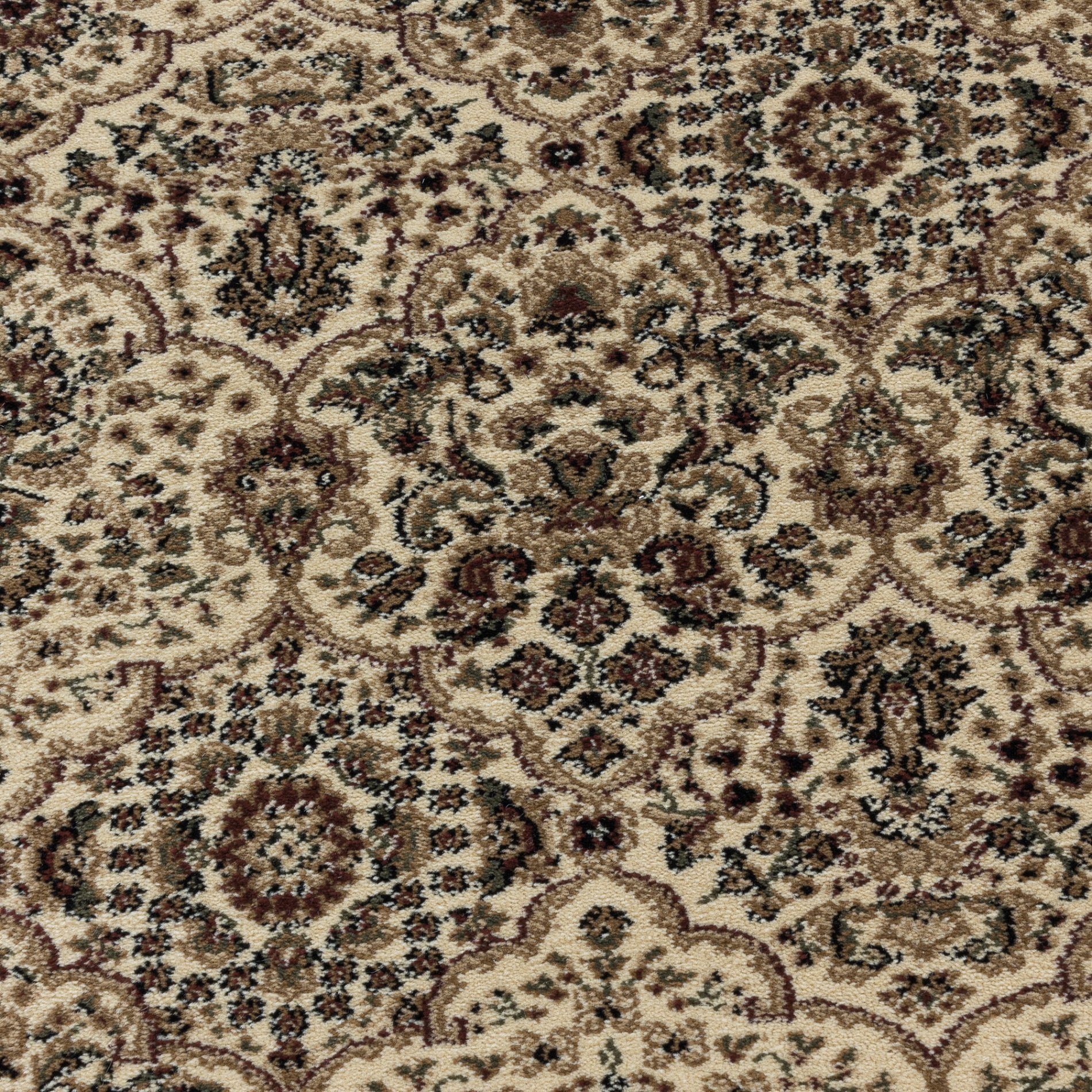 Tabriz Oosters Klassiek Laagpolig Vloerkleed Beige