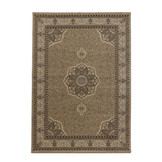 Tapijtenloods Isfahan Oosters Klassiek Laagpolig Vloerkleed Beige