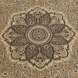 Isfahan Oosters Klassiek Laagpolig Vloerkleed Beige