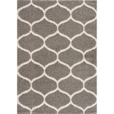 Hoogpolig Grijs Vloerkleed – Madrid Shaggy Tapijt – Fluffy & Luxe