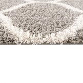 Hoogpolig Grijs Vloerkleed – Madrid Shaggy Tapijt – Fluffy & Luxe