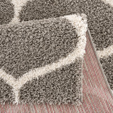 Hoogpolig Grijs Vloerkleed – Madrid Shaggy Tapijt – Fluffy & Luxe