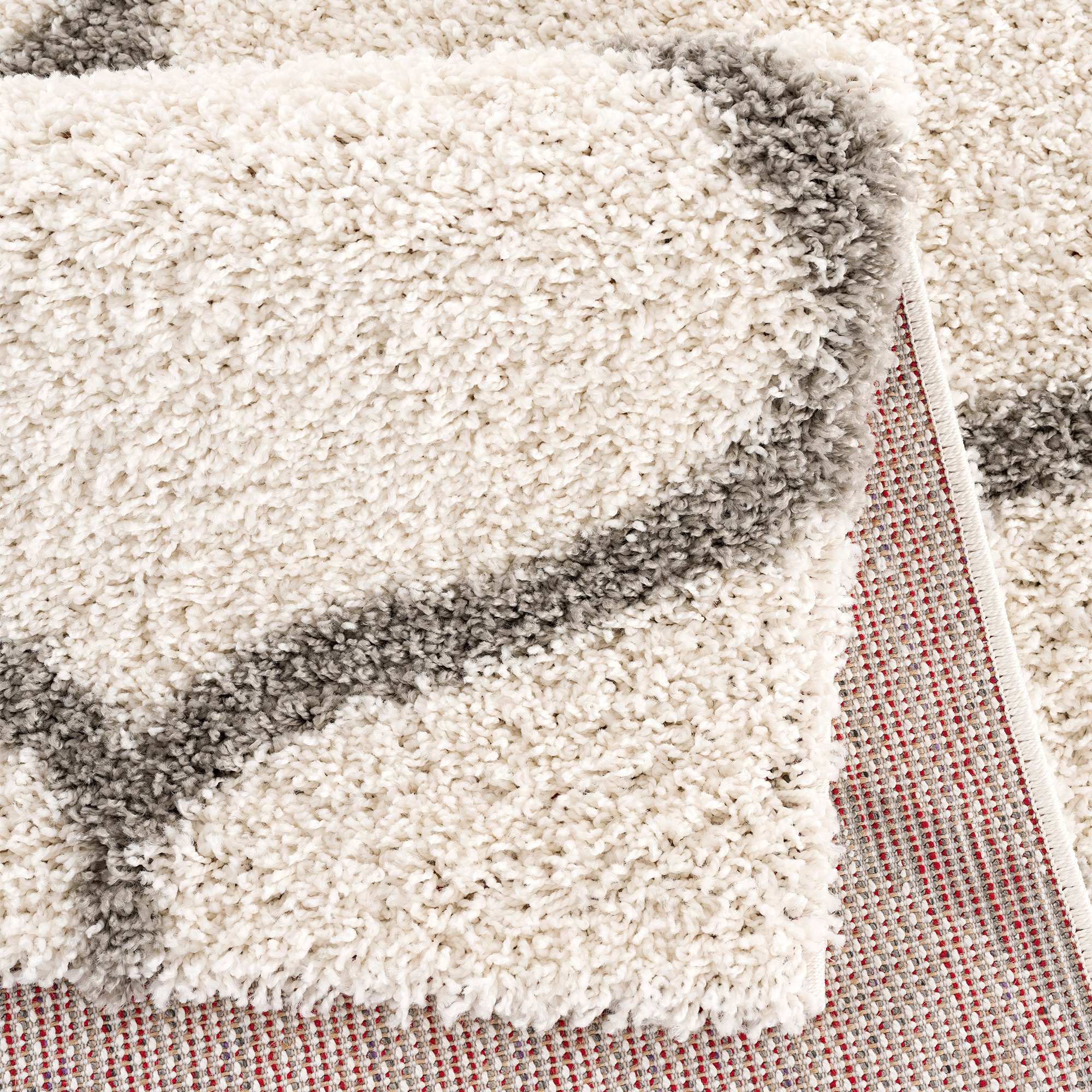 Hoogpolig Creme Vloerkleed – Madrid Shaggy Tapijt – Fluffy & Luxe