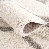 Hoogpolig Creme Vloerkleed – Madrid Shaggy Tapijt – Fluffy & Luxe