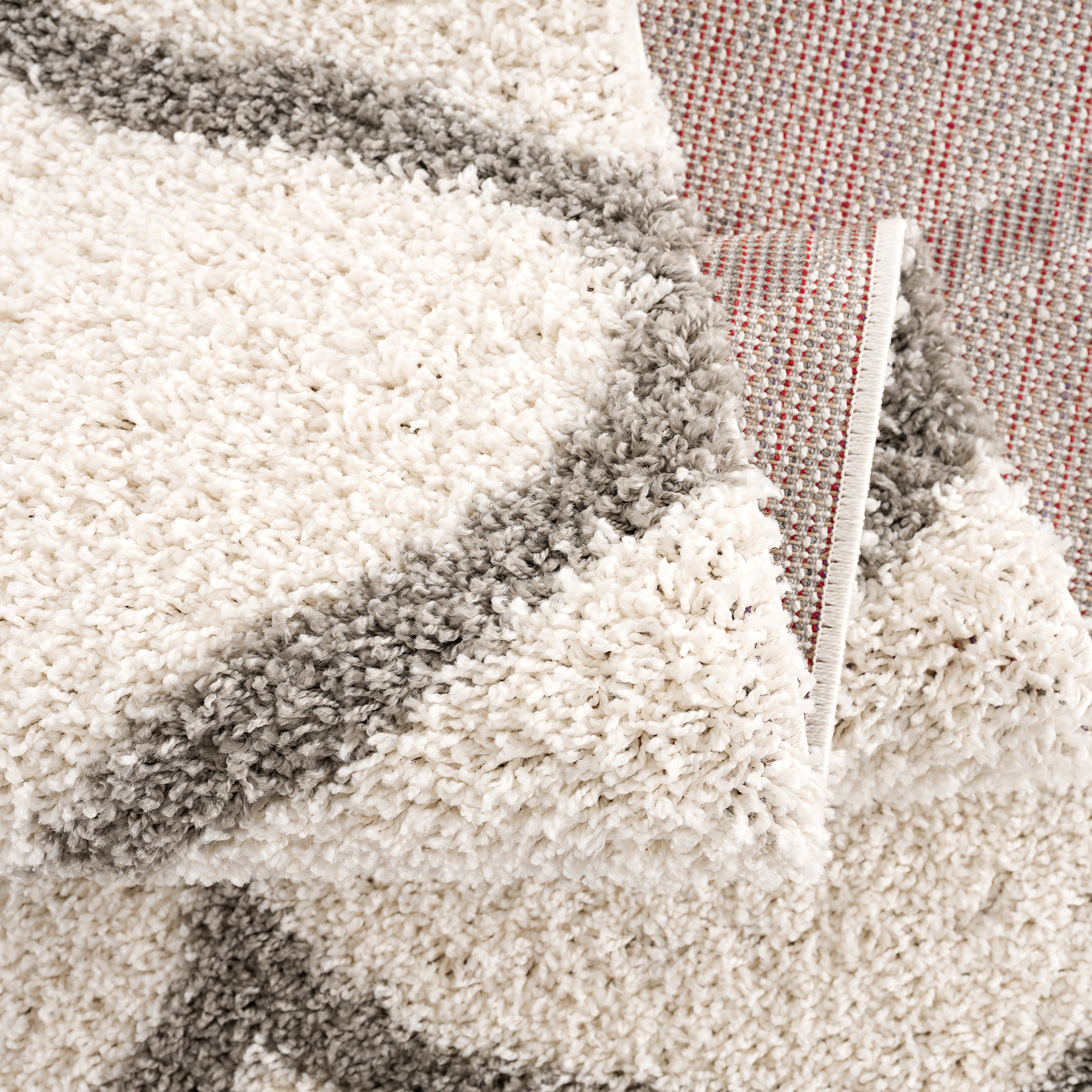 Hoogpolig Creme Vloerkleed – Madrid Shaggy Tapijt – Fluffy & Luxe