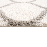 Hoogpolig Creme Vloerkleed – Madrid Shaggy Tapijt – Fluffy & Luxe