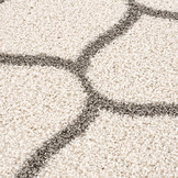 Hoogpolig Creme Vloerkleed – Madrid Shaggy Tapijt – Fluffy & Luxe