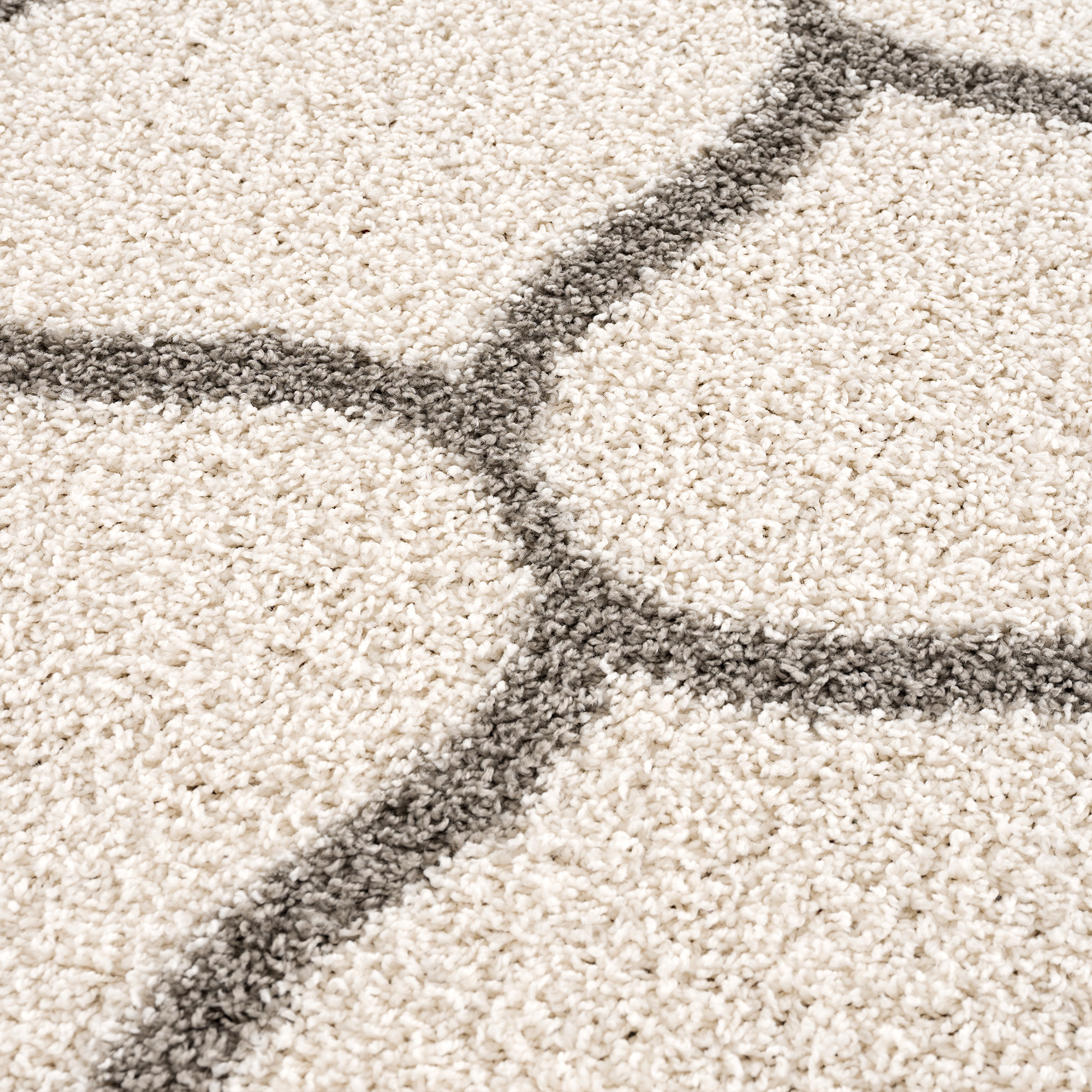 Hoogpolig Creme Vloerkleed – Madrid Shaggy Tapijt – Fluffy & Luxe