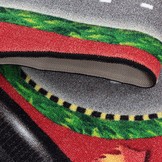 Play Vloerkleed Kinderkamer Formule 1 Laagpolig Rood