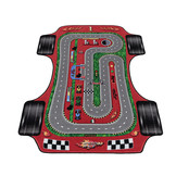 Play Vloerkleed Kinderkamer Formule 1 Laagpolig Rood