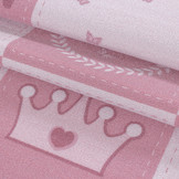 Tapijtenloods Play Vloerkleed Kinderkamer Little Princess Laagpolig Roze