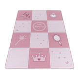 Play Vloerkleed Kinderkamer Little Princess Laagpolig Roze