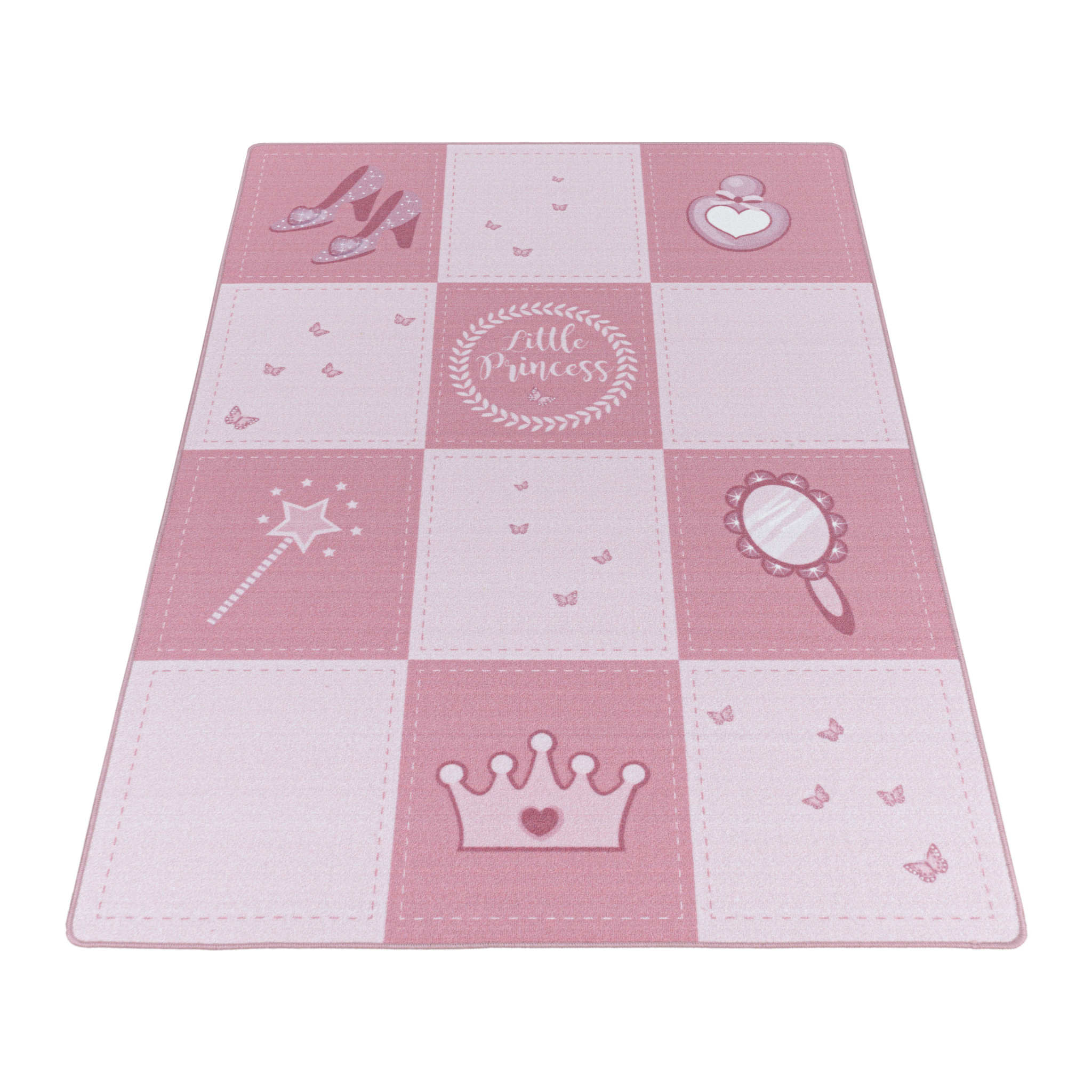 Play Vloerkleed Kinderkamer Little Princess Laagpolig Roze