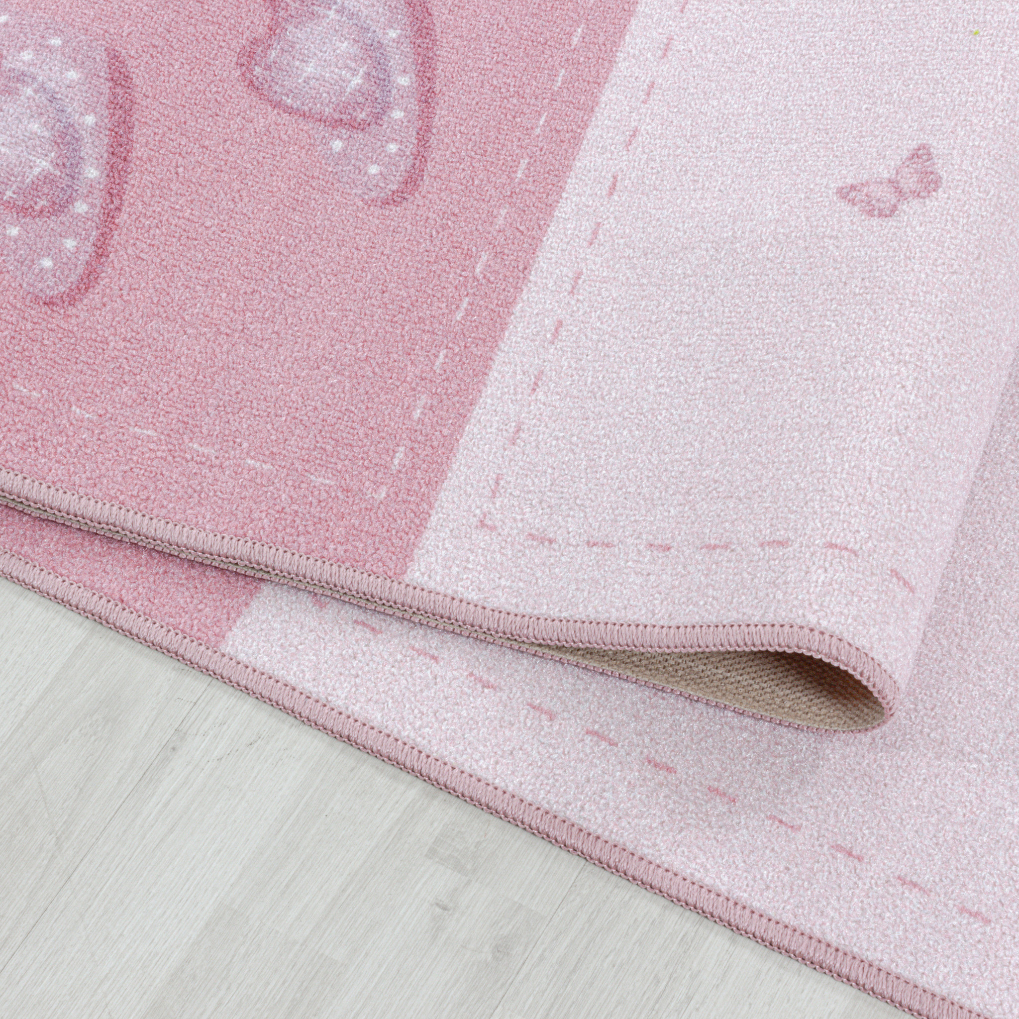 Play Vloerkleed Kinderkamer Little Princess Laagpolig Roze