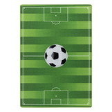 Tapijtenloods Play Vloerkleed Kinderkamer Voetbal Laagpolig Groen