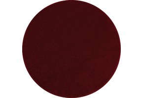 Basics Effen Rond Vloerkleed Rood Laagpolig