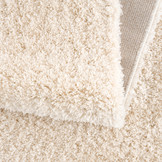 Porto Soft Fluffy Hoogpolig Vloerkleed Crème