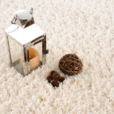 Tapijtenloods Porto Soft Fluffy Vloerkleed Hoogpolig Effen Creme