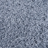 Porto Soft Fluffy Vloerkleed Hoogpolig Effen Blauw