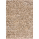 Porto Soft Fluffy Vloerkleed Hoogpolig Effen Beige
