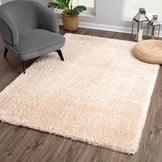 Tapijtenloods Porto Soft Fluffy Vloerkleed Hoogpolig Effen Beige