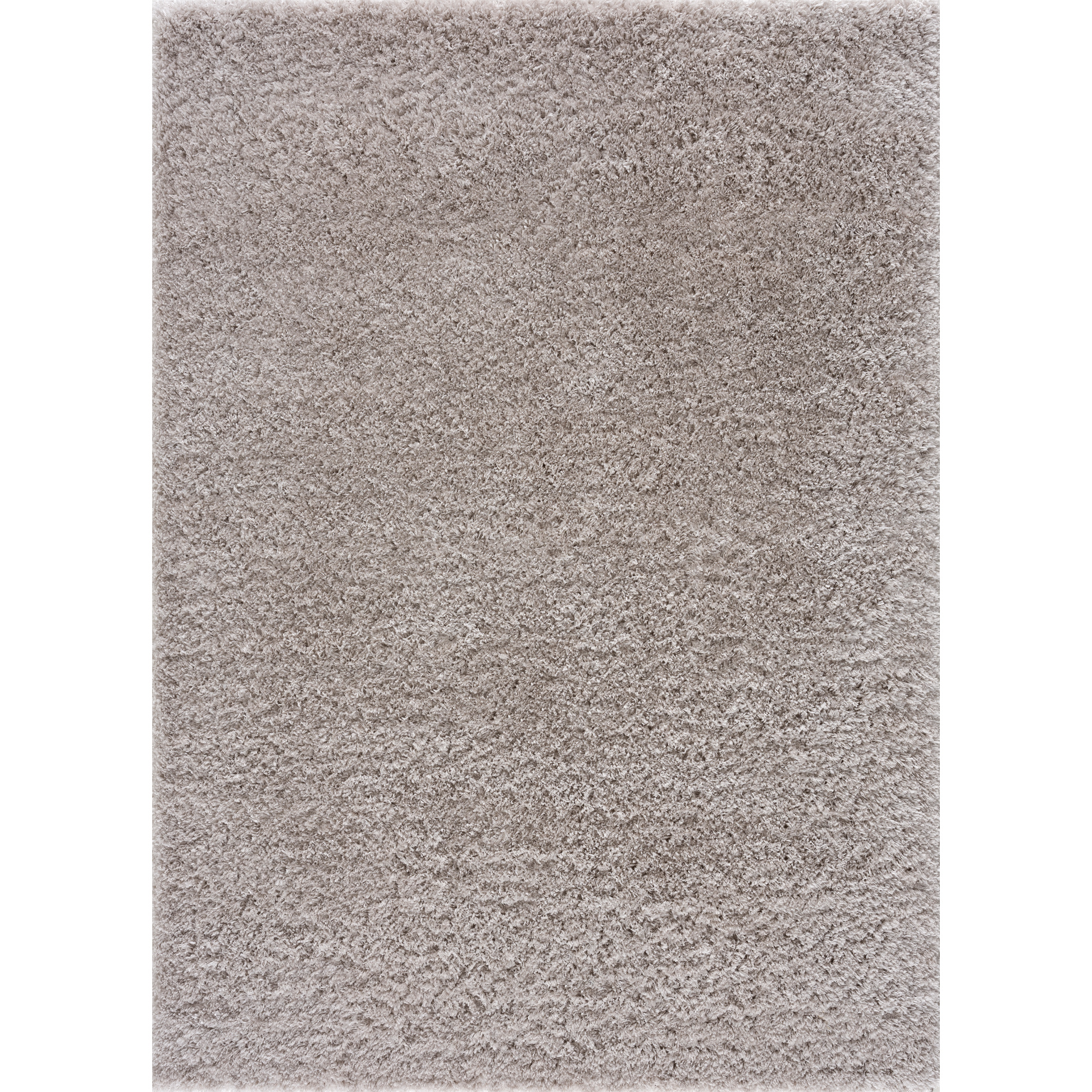 Porto Soft Fluffy Hoogpolig Vloerkleed Lichtgrijs