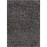 Porto Soft Fluffy Hoogpolig Vloerkleed Donkergrijs