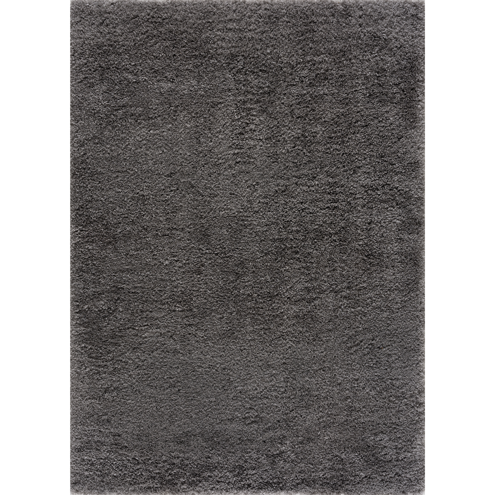 Porto Soft Fluffy Hoogpolig Vloerkleed Donkergrijs