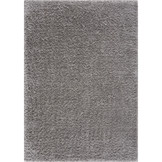 Porto Soft Fluffy Vloerkleed Hoogpolig Effen Grijs