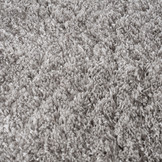 Porto Soft Fluffy Vloerkleed Hoogpolig Effen Grijs