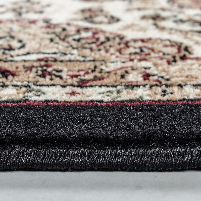 Mosul Oosters Klassiek Laagpolig Vloerkleed Zwart