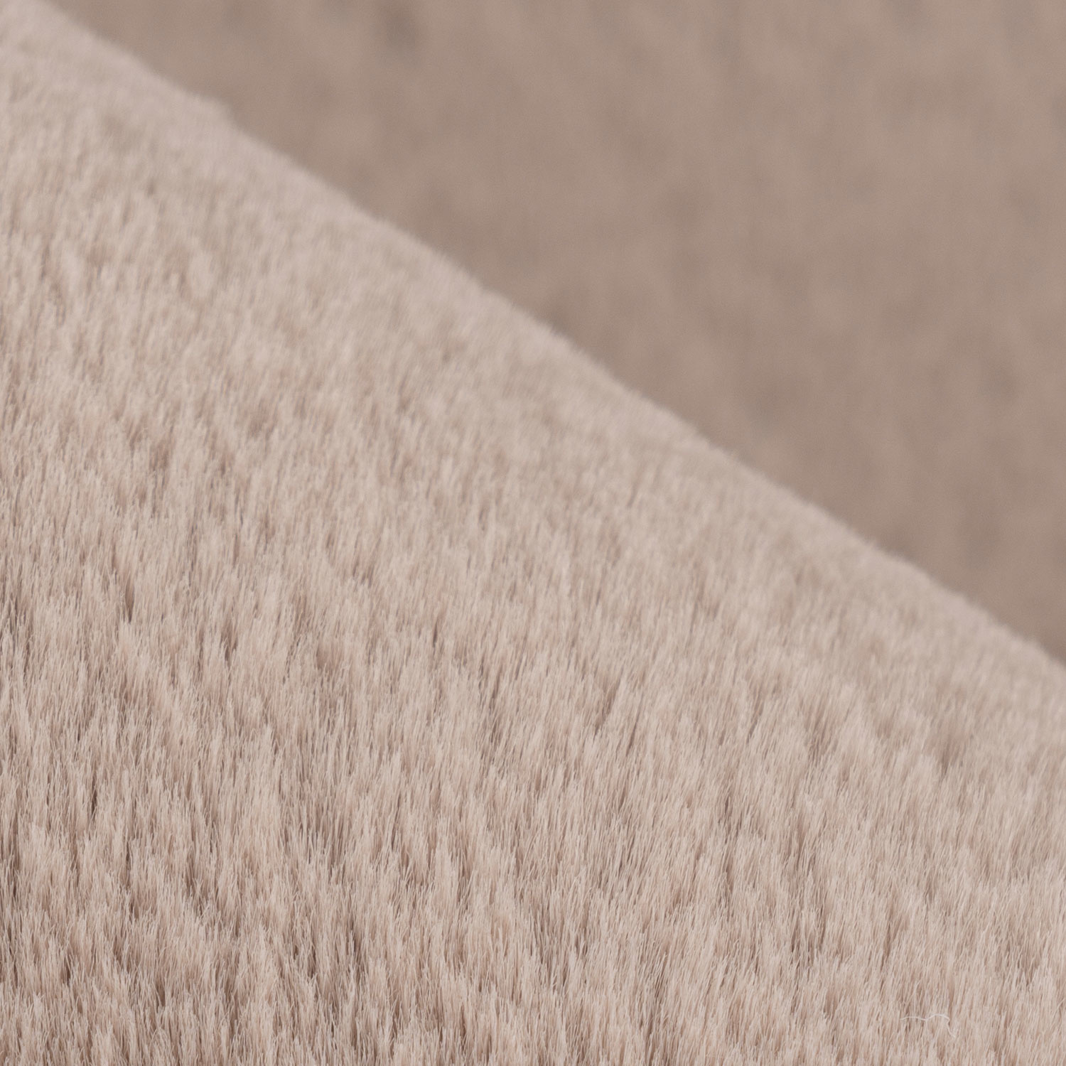 Tapijtenloods Paradise Fluffy Vacht Vloerkleed Hoogpolig Taupe Effen Tapijt