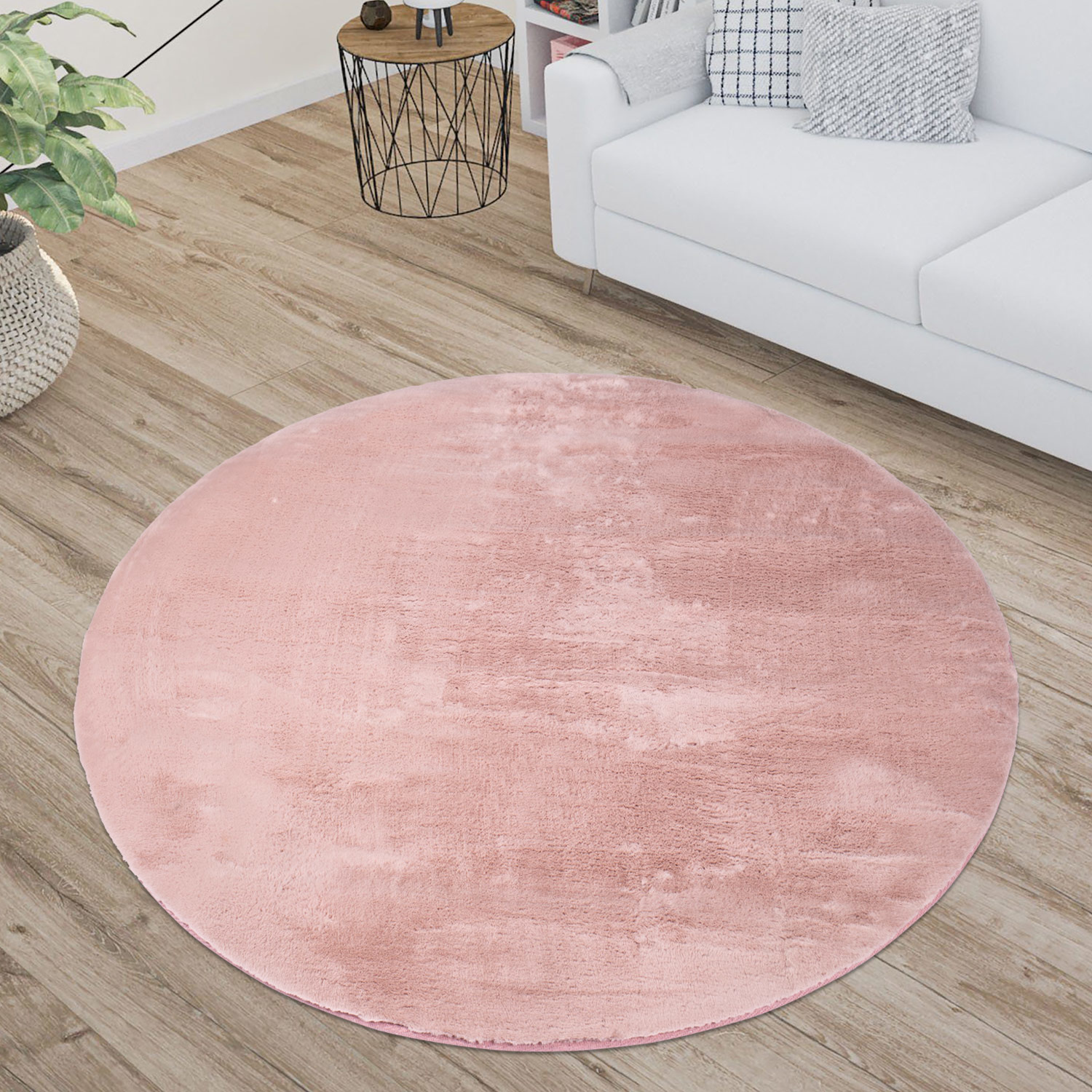 Paradise Soft Fluffy Hoogpolig Vloerkleed Roze