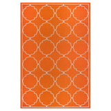 Buitenkleed Berlin Laagpolig Vloerkleed Oranje