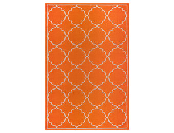 Berlin Outdoor - Buitenkleed Tuin - Weerbestendig Vloerkleed - Oranje