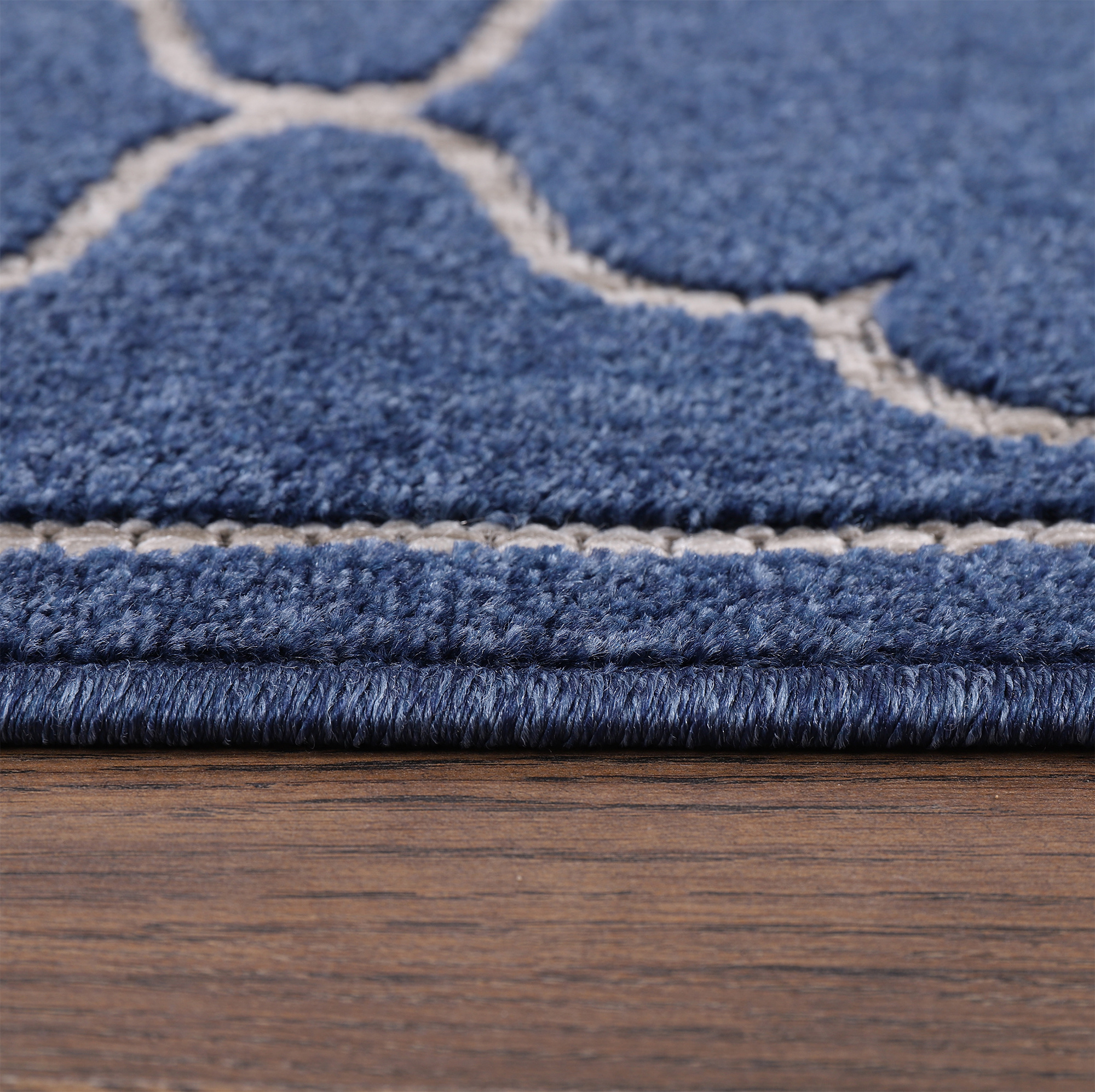 Tapijtenloods Binnen en Buiten Vloerkleed Berlin Outdoor Laagpolig Tapijt Blauw