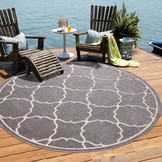 Berlin Outdoor - Buitenkleed Tuin - Weerbestendig Vloerkleed - Lichtgrijs