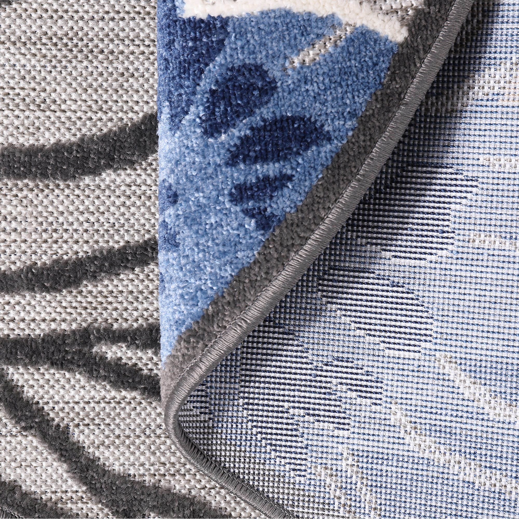 Floral Outdoor - Buitenkleed Tuin - Weerbestendig Vloerkleed - Grijs