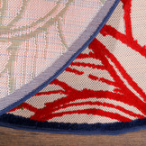 Floral Rond Buitenkleed Multi