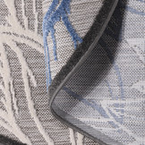 Floral Rond Buitenkleed Grijs