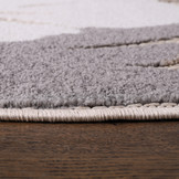 Floral Rond Buitenkleed Beige