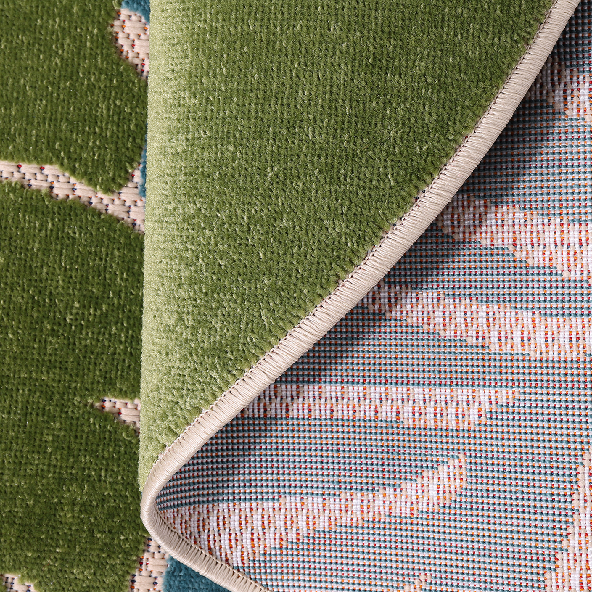 Floral Rond Buitenkleed Multi