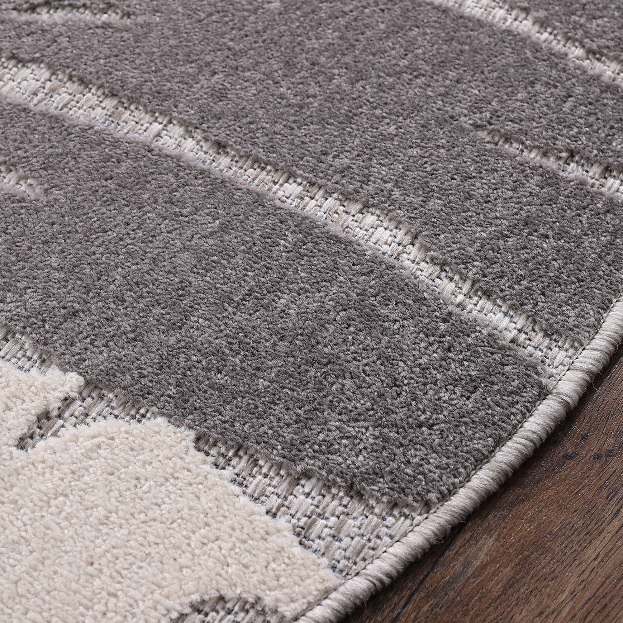 Floral Rond Buitenkleed Beige
