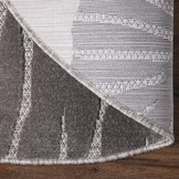 Floral Rond Buitenkleed Beige