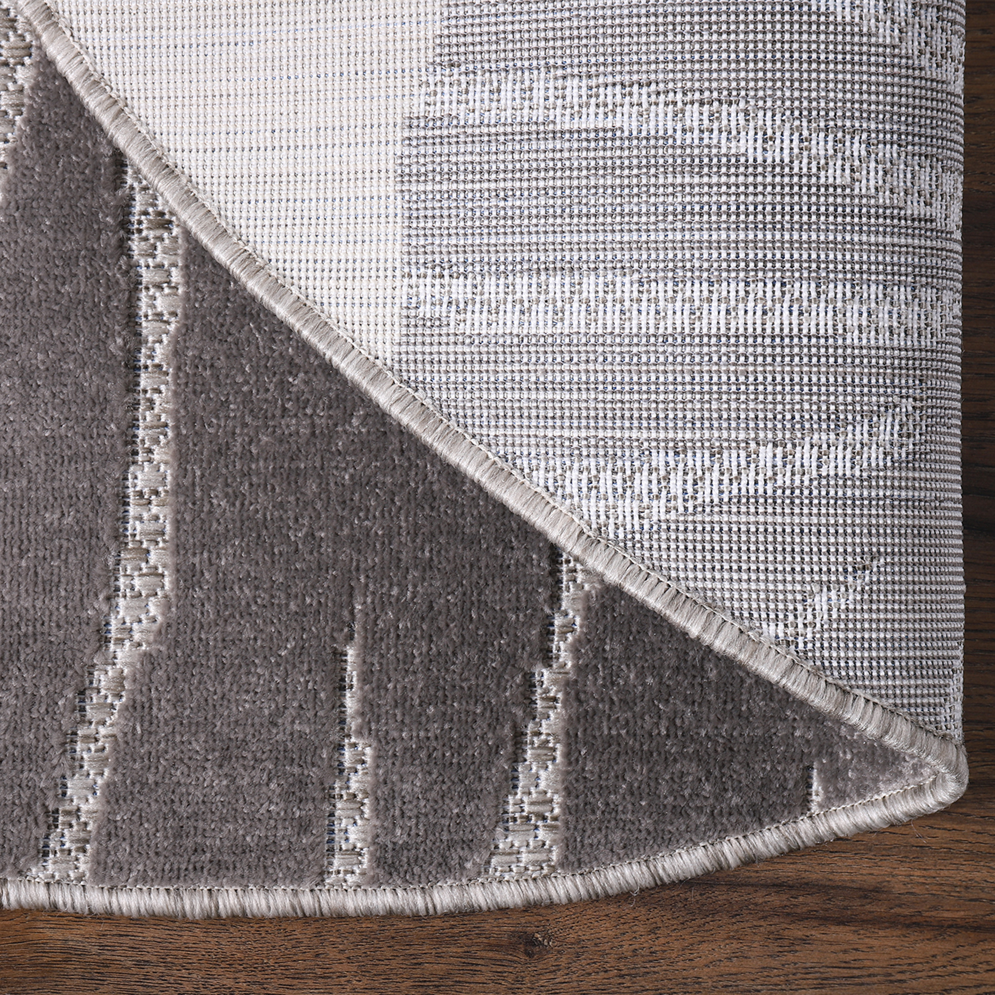Floral Rond Buitenkleed Beige