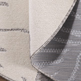 Floral Rond Buitenkleed Beige